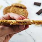 cookies deux chocolat fabrique à cookies blanc noir au lait subway starbucks inratable meilleur du monde americain vrai gouter brunch dimanch enfant gourmand