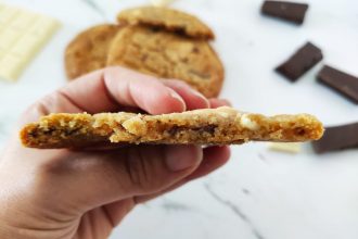 cookies deux chocolat fabrique à cookies blanc noir au lait subway starbucks inratable meilleur du monde americain vrai gouter brunch dimanch enfant gourmand