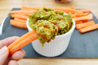 guacamole fête anniversaire apéro apéritif sans avocat petit pois pas cher sanalicious economique restes impressionner recette rapide facile mixeur 5 minutes maman pressée